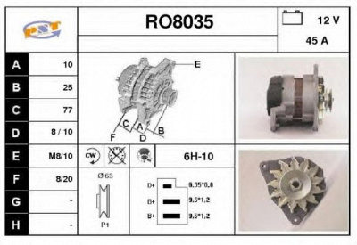 SNRA ro8035 - Генератор