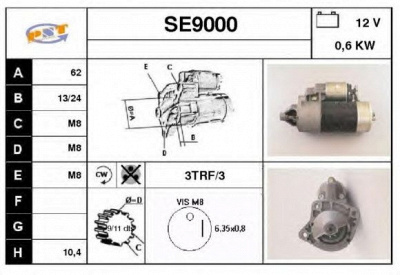 SNRA se9000 -  Стартер