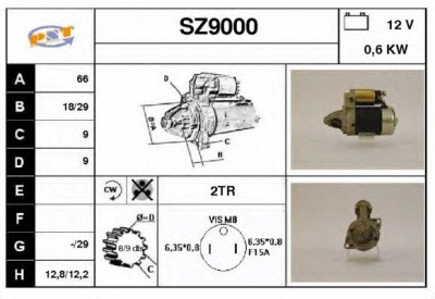 SNRA sz9000 -  Стартер