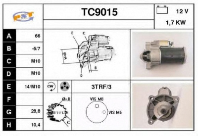SNRA tc9015 -  Стартер
