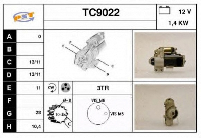 SNRA tc9022 -  Стартер