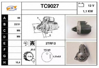 SNRA tc9027 - Стартер