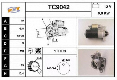 SNRA tc9042 -  Стартер
