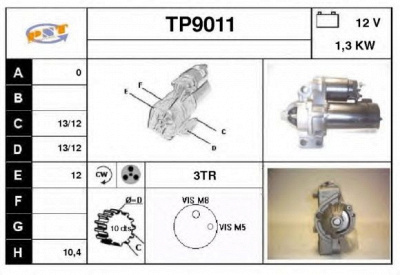 SNRA tp9011 -  Стартер