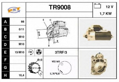 SNRA tr9008 -  Стартер