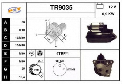 SNRA tr9035 - Стартер