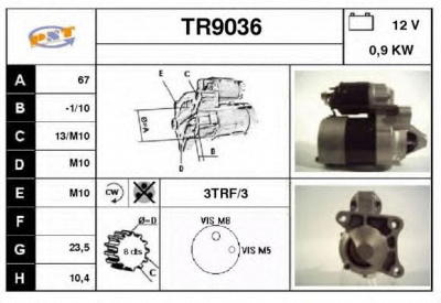 SNRA tr9036 - Стартер
