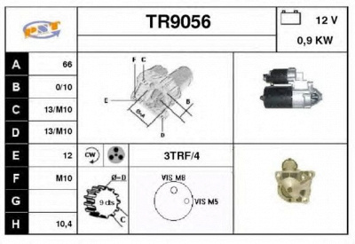 SNRA tr9056 - Стартер
