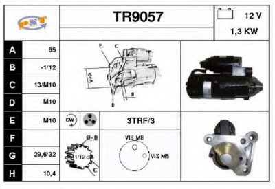 SNRA tr9057 -  Стартер