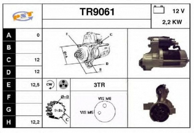 SNRA tr9061 - Стартер