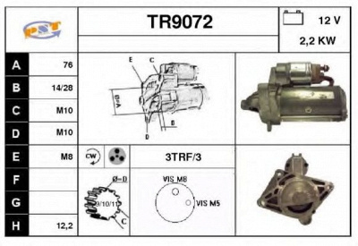 SNRA tr9072 - Стартер