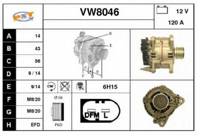 SNRA vw8046 - Генератор