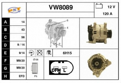SNRA vw8089 -  Генератор
