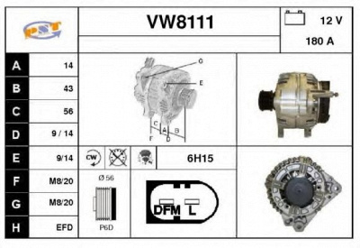 SNRA vw8111 -  Генератор