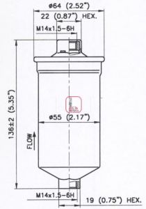 SOFIMA s1770b -  Топливный фильтр