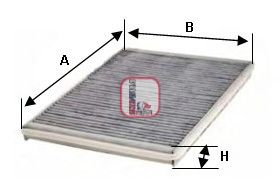 SOFIMA s4120ca -  Фильтр воздуха в салоне