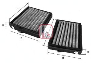 SOFIMA s4130ca -  Фильтр воздуха в салоне