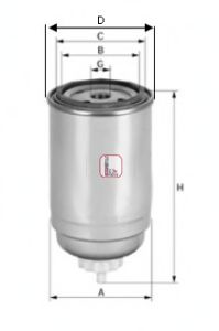 SOFIMA s4399nr -  Топливный фильтр