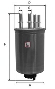 SOFIMA s4459nr -  Топливный фильтр