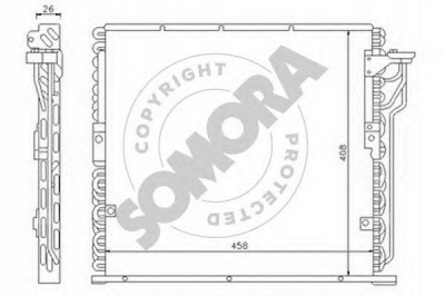 SOMORA 040360a -  Конденсатор, кондиционер
