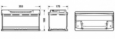 SONNAK sb950 -  Стартерная аккумуляторная батарея| Стартерная аккумуляторная батарея