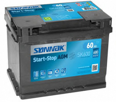 SONNAK sk600 -  Стартерная аккумуляторная батарея| Стартерная аккумуляторная батарея