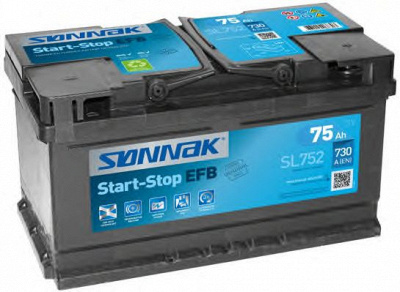 SONNAK sl752 -  Стартерная аккумуляторная батарея| Стартерная аккумуляторная батарея