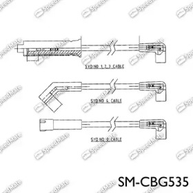 SPEEDMATE smcbg535 -  Комплект проводов зажигания