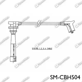 SPEEDMATE smcbh504 -  Комплект проводов зажигания