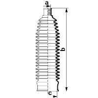 SPIDAN 84003 -  Пыльник, рулевое управление
