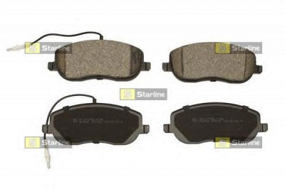STARLINE bds438p -  Комплект тормозных колодок, дисковый тормоз