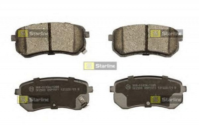 STARLINE bds450p -  Комплект тормозных колодок, дисковый тормоз