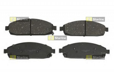 STARLINE bds541p -  Комплект тормозных колодок, дисковый тормоз