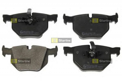 STARLINE bds708p -  Комплект тормозных колодок, дисковый тормоз