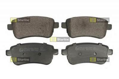 STARLINE bds715p -  Комплект тормозных колодок, дисковый тормоз