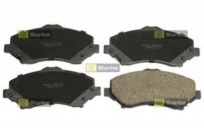 STARLINE bds755p -  Комплект тормозных колодок, дисковый тормоз
