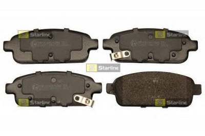 STARLINE bds773p -  Комплект тормозных колодок, дисковый тормоз