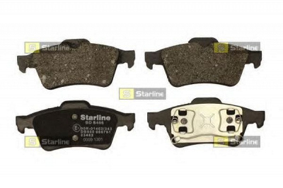 STARLINE bds829p -  Комплект тормозных колодок, дисковый тормоз