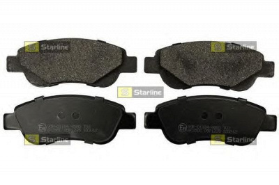 STARLINE bds843p -  Колодки тормозные дисковые передние, комплект