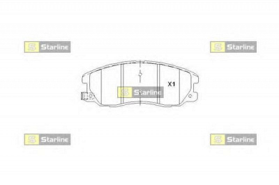 STARLINE bds852p -  Колодки тормозные дисковые передние, комплект