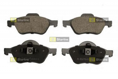 STARLINE bds853p -  Колодки тормозные дисковые передние, комплект