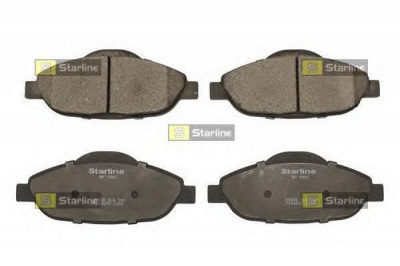STARLINE bds856p -  Колодки тормозные дисковые передние, комплект
