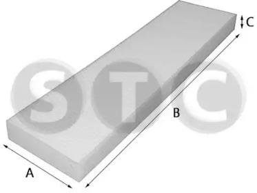 STC t420044 -  Фильтр воздуха в салоне