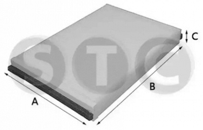 STC t420057 -  Фильтр воздуха в салоне