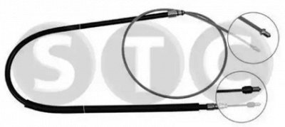 STC t480208 -  Трос, стояночная тормозная система