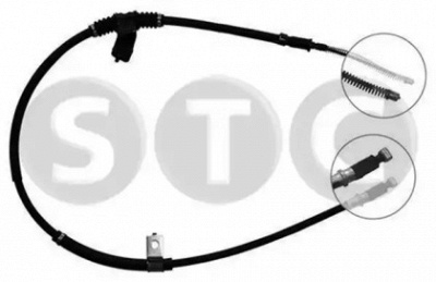 STC t482278 -  Трос, стояночная тормозная система