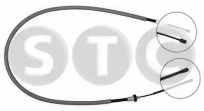 STC t483075 -  Трос, стояночная тормозная система