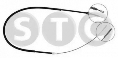 STC t483724 -  Трос, стояночная тормозная система
