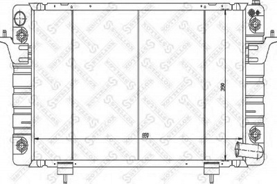 STELLOX 1026227sx -  Радиатор, охлаждение двигателя