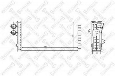 STELLOX 1035002sx -  Теплообменник, отопление салона